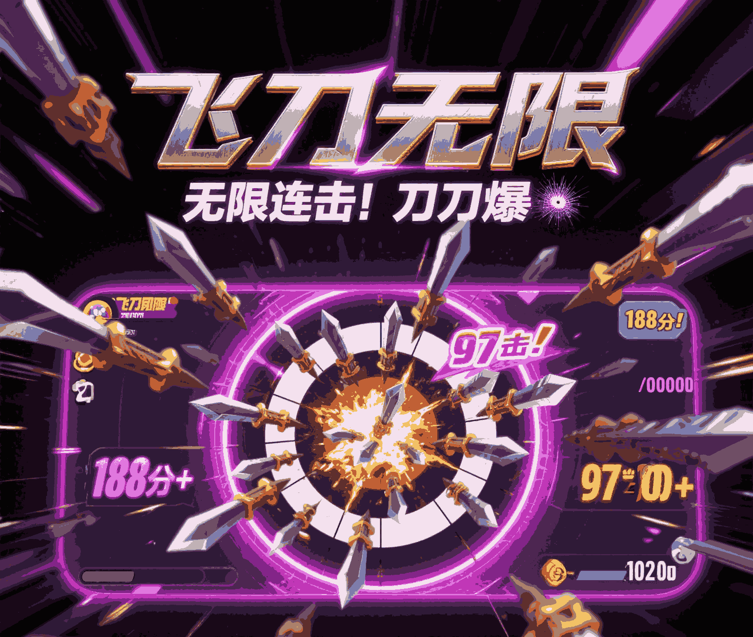 飞刀无限游戏截图